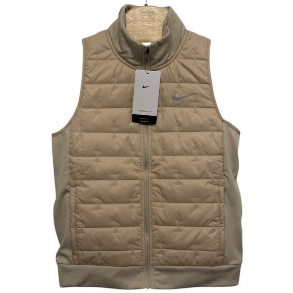 Nike Therma FIT Tan Running Hiking Vest DD6084-206 Women's Small NEW with Tags - Picture 3 of 16
